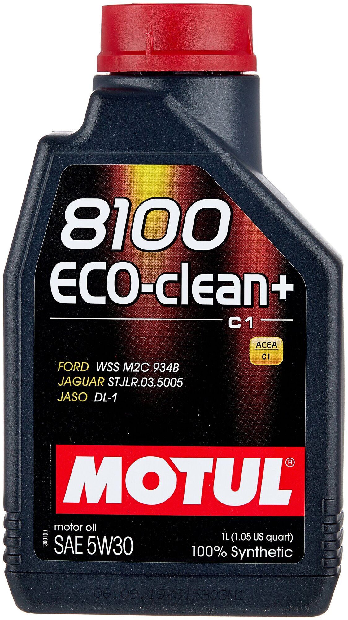 Синтетическое моторное масло Motul 8100 Eco-clean+ 5W30