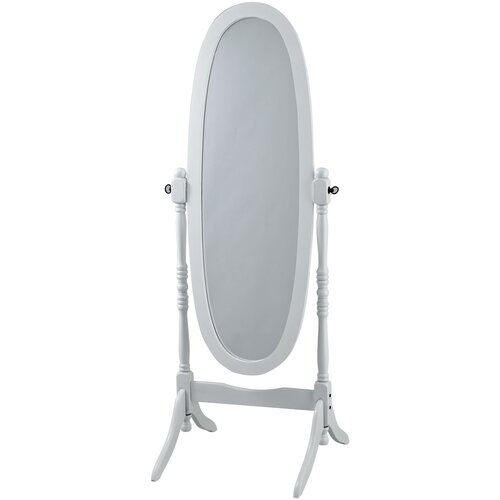 Зеркало TetChair NY-4001, дерево, 52,5х51х150 см, white (белый)