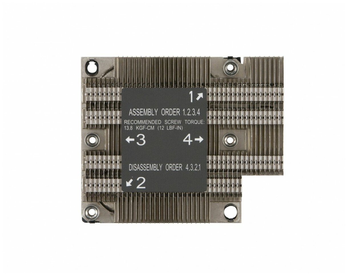 Радиатор Supermicro SNK-P0067PD, серебристый - фото №2