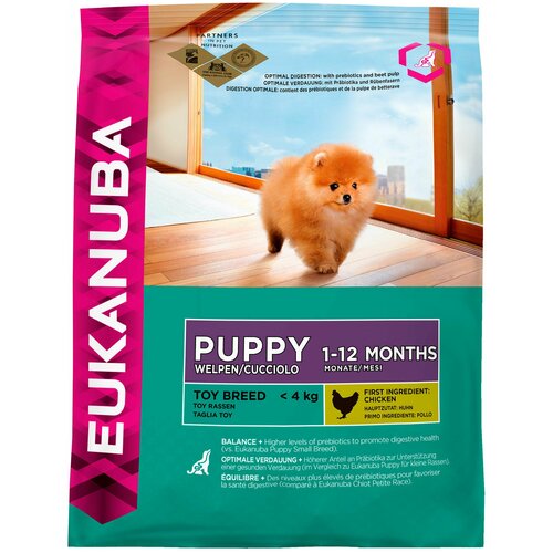 Корм сухой для собак EUKANUBA для щенков миниатюрных пород Dog 500 г