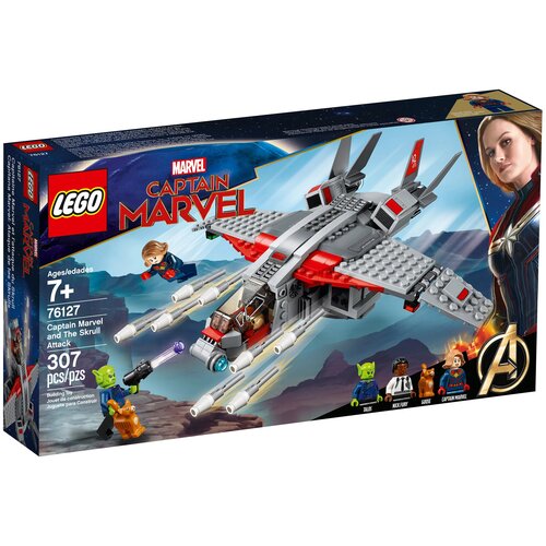 Конструктор LEGO Marvel Super Heroes 76127 Капитан Марвел и атака скруллов