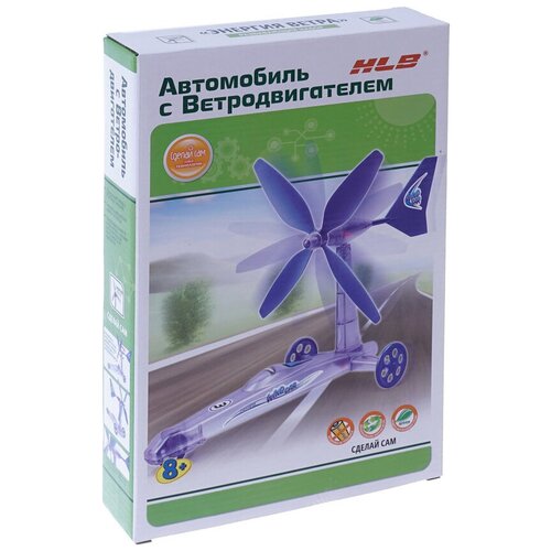 Конструктор HLB 20003267 Автомобиль с ветродвигателем, 15 дет.