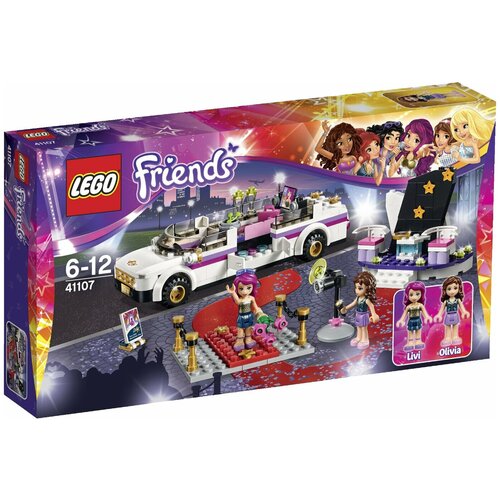 Конструктор LEGO Friends 41107 Лимузин поп-звезды, 265 дет. конструктор lego friends 41036 спасательная операция на мосту 265 дет