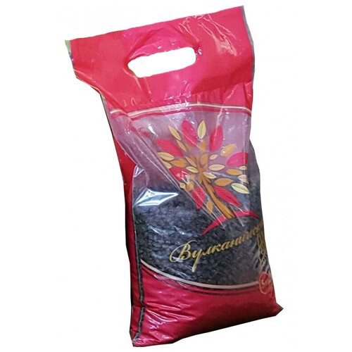 Мульча фр. 5-10 мм, 5 кг для комнатных растений и сада 5 кг черный кристалл, дренажная, защитная, черная, минеральная