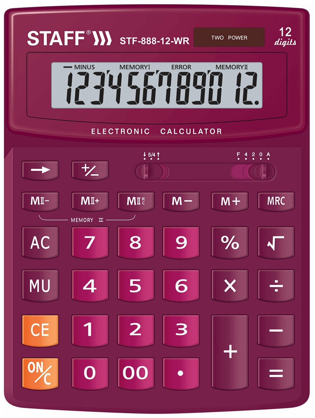 Калькулятор бухгалтерский STAFF STF-888-12