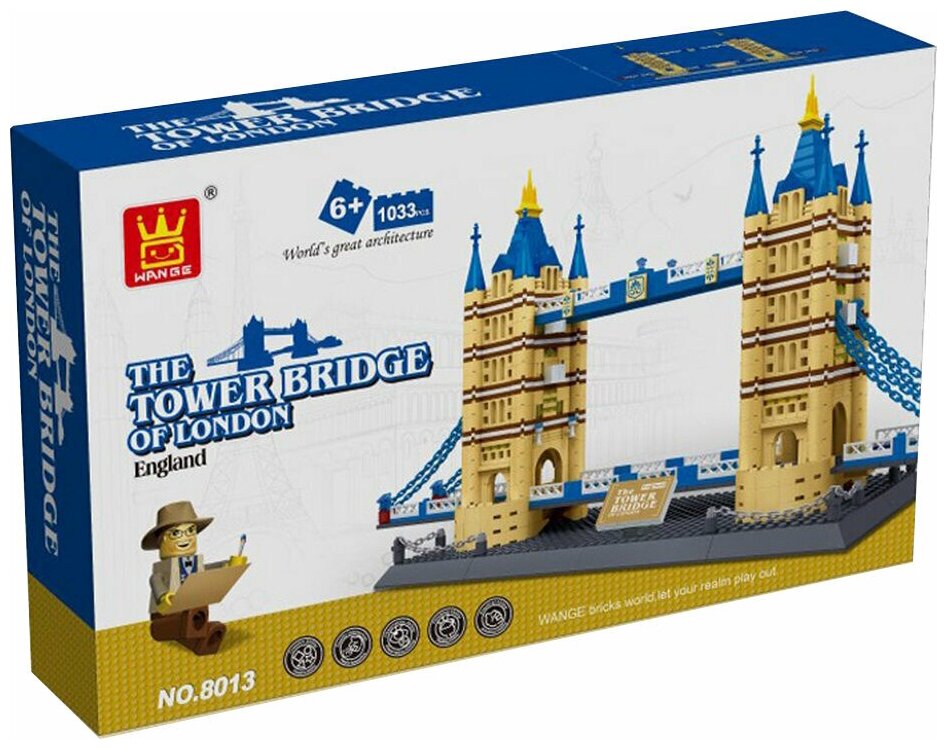 фото Конструктор Wange World's Great Architecture 8013 Тауэрский мост