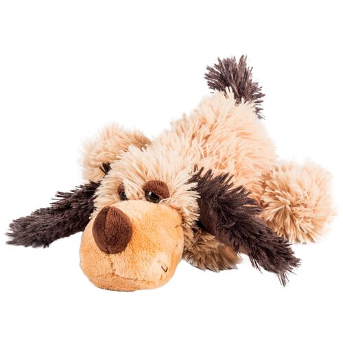 Купить Игрушка мягкая собака лежачая 22 см BUTTON BLUE 40-DN17-0011-22, искусственный мех/текстиль