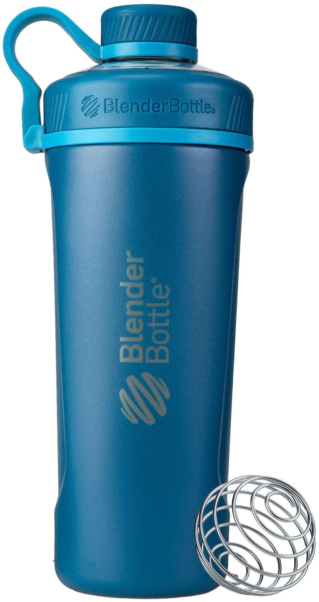 Бутылка-термос для воды и холодных напитков BlenderBottle Radian Insulated из пищевой нержавеющей стали, 769мл, матовый синий