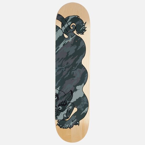 Дека maharishi Flayed Panther Skate Deck чёрный, Размер ONE SIZE