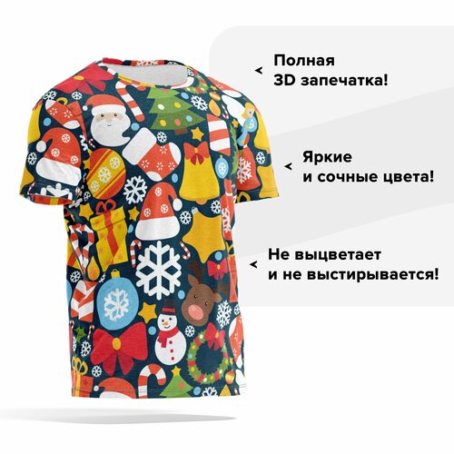 Футболка PANiN Brand, размер 5XL, белый, коралловый