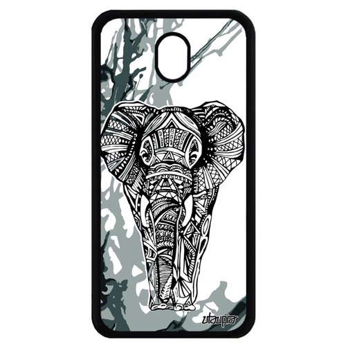 фото Чехол на мобильный samsung galaxy j7 2017, "слон" азиатский саванна utaupia