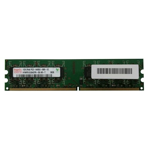 Оперативная память Hynix 1 ГБ DDR2 800 МГц DIMM CL6 HYMP512U64CP8-S6 оперативная память hynix 2 гб ddr2 800 мгц dimm mp 168037