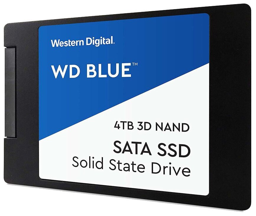 Твердотельный накопитель Western Digital WD Blue SATA 4 ТБ SATA WDS400T2B0A