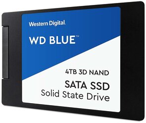 Твердотельный накопитель Western Digital WD Blue SATA 4000 ГБ SATA WDS400T2B0A