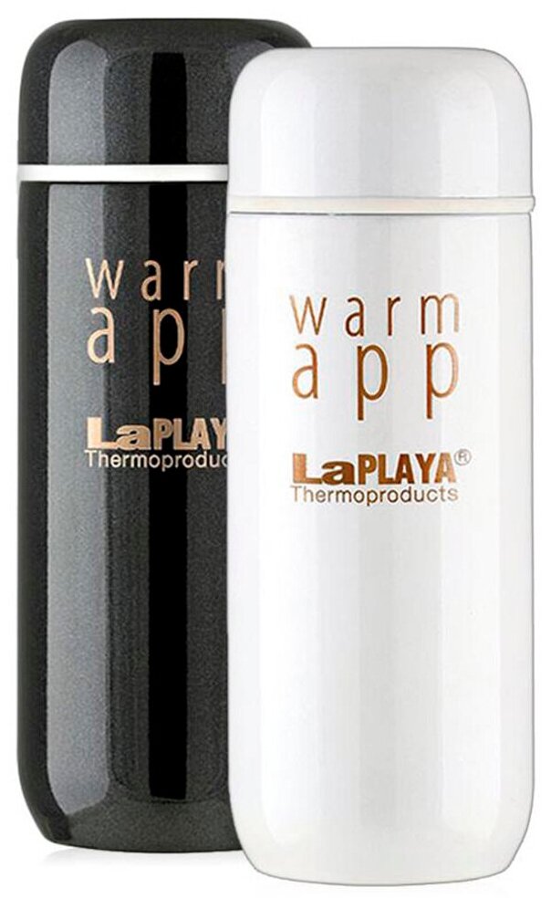 Набор термосов LAPLAYA WarmApp Black+White 2 шт. 560033 - фотография № 1