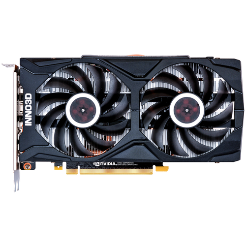 Видеокарта INNO3D GeForce RTX 2060 TWIN X2 6 GB (N20602-06D6-1710VA15L), Retail видеокарта inno3d n20602 06d6 1710va15l geforce rtx 2060 6gb twin x2