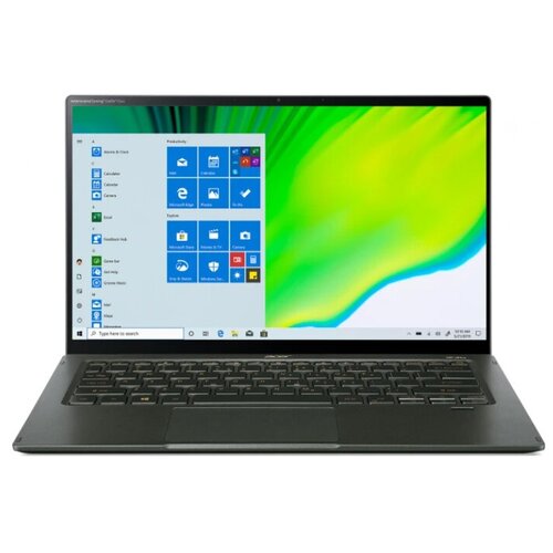 фото Ноутбук acer swift 5 sf514-55gt-74ud (intel core i7 1165g7 2800mhz/14"/1920x1080/16gb/512gb ssd/nvidia geforce mx350 2gb/windows 10 home) nx.hxaeu.00q, темно-зеленый