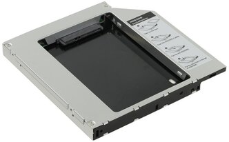 Переходник для HDD (optibay) Agestar ISMR2S 2.5" алюминий серебристый