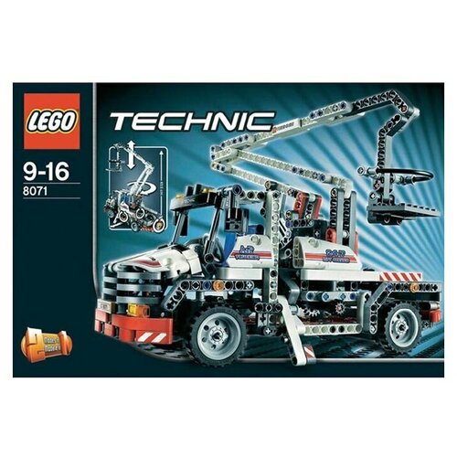 конструктор lego technic 42079 сверхмощный вилочный погрузчик 592 дет Конструктор LEGO Technic 8071 Погрузчик, 593 дет.