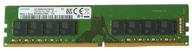 Память оперативная Samsung M378A2G43AB3-CWE DDR4 DIMM 16GB UNB 3200, 1.2V