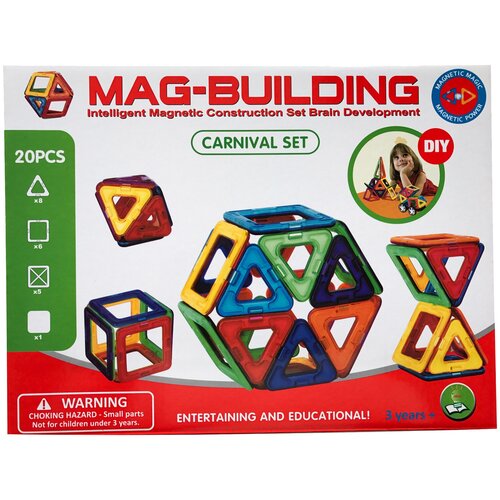 Магнитный Конструктор Mag-Building 20 деталей