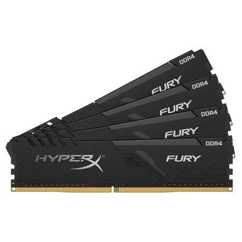 Оперативная память HyperX Fury 32 ГБ (8 ГБ x 4 шт.) DDR4 2400 МГц DIMM CL15 HX424C15FB3K4/32