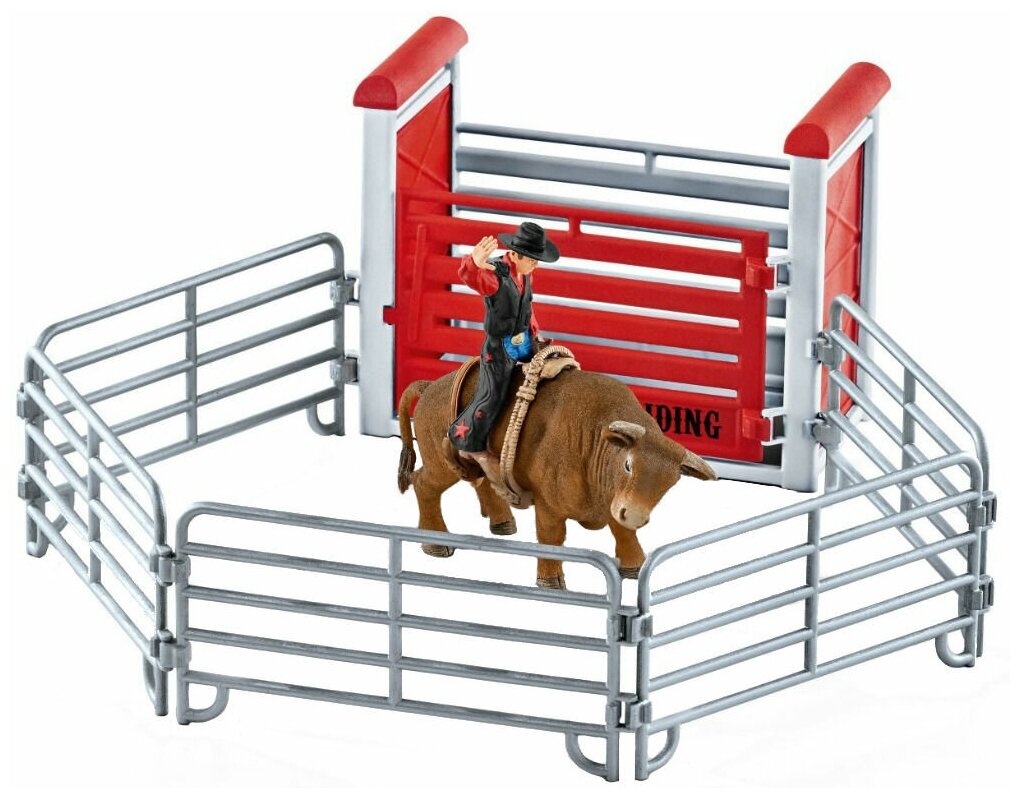 Игровой набор Schleich Ковбой на родео 41419