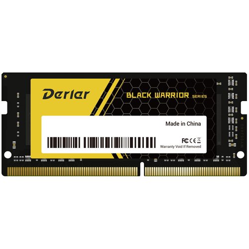 Память DDR3 SODIMM 8Gb, 1600MHz Derlar (8GB-1600-NBW)