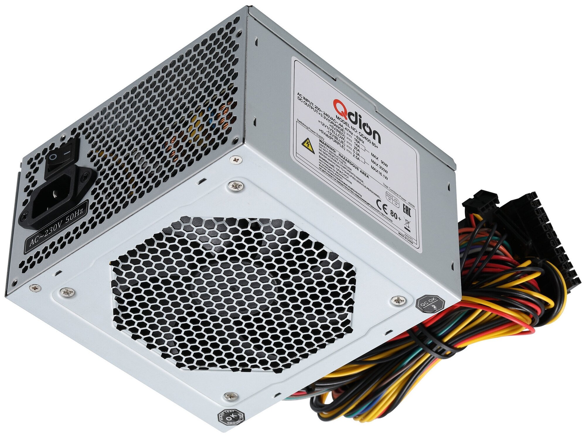 Блок питания Qdion QD400 80+ 400W