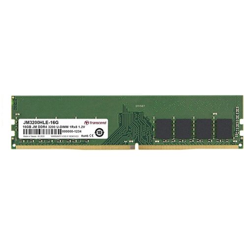 Модуль памяти Transcend JetRam DDR4 DIMM 16Gb 3200MHz CL22(JM3200HLE-16G)