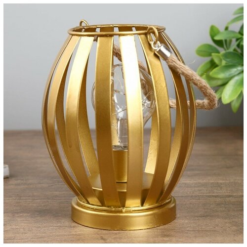 фото Ночник risalux фонарь золотой 4304061