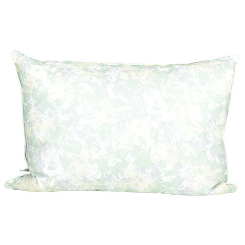 фото Подушка альвитек натуральный гусиный пух/перо (пт-с-050) 50 х 70 см белый/голубой