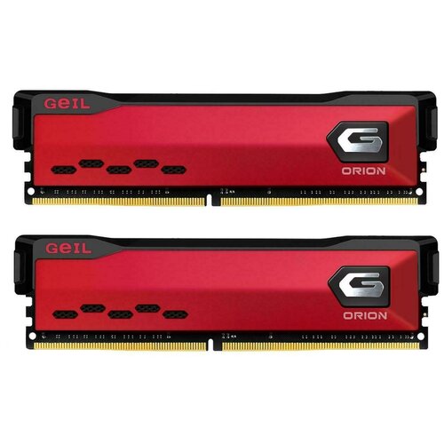 Модуль памяти DDR4 16GB 28GB Geil GOR416GB3600C18BDC Orion PC4-28800 3600MHz CL18 racing red heat spreader 135V 536700₽