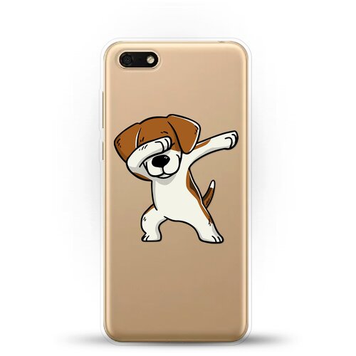 фото Силиконовый чехол swag бигль на huawei y5 prime (2018) andy & paul