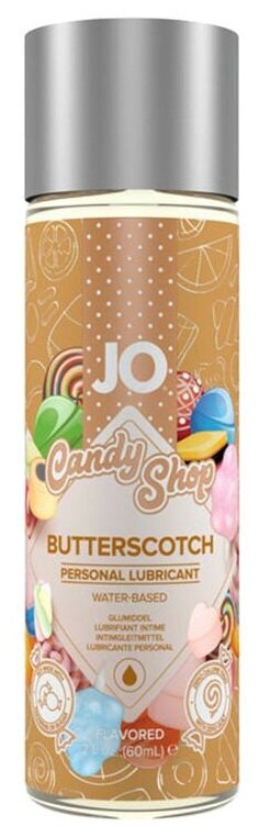 Вкусовой лубрикант на водной основе Candy Shop "Ириски" (Butterscotch) - 60 мл.