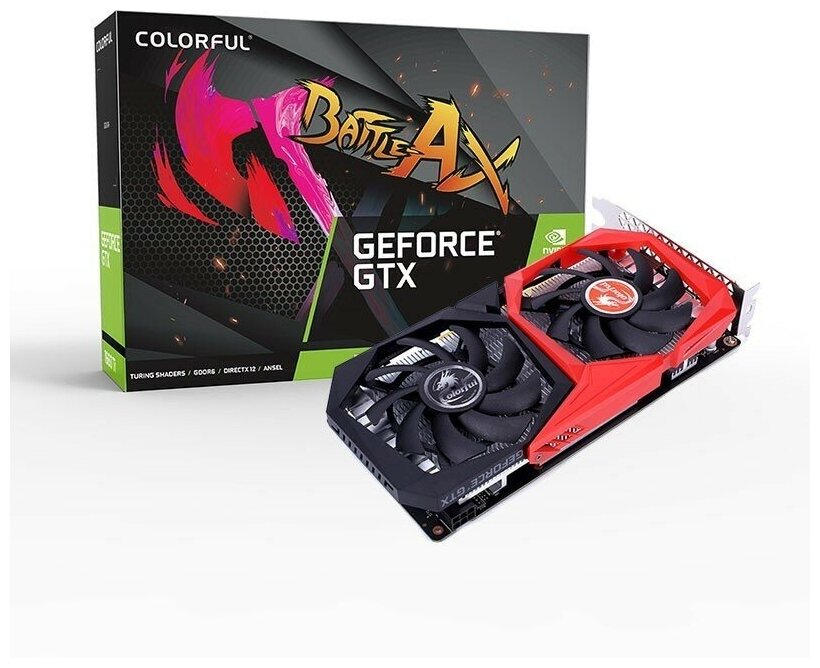 Видеокарта Colorful GeForce GTX1650 4Gb (GTX 1650 NB 4GD6-V), Retail