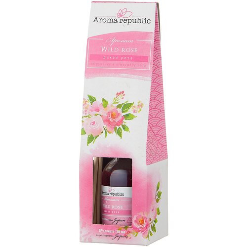 Aroma republic диффузор Japan дикая роза, 30 мл