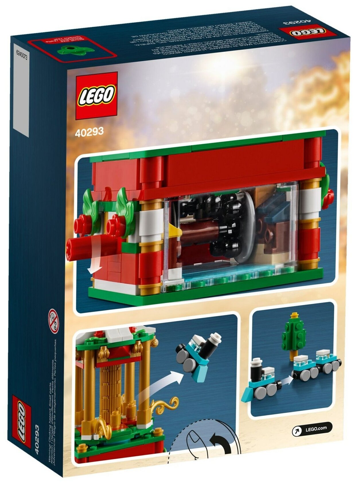 Конструктор LEGO 40293 Christmas Carousell - фото №2