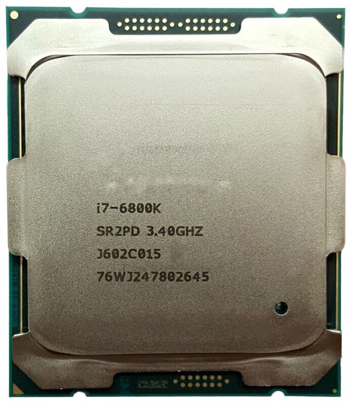 Процессор Intel Core i7-6800K LGA2011-3, 6 x 3400 МГц, OEM