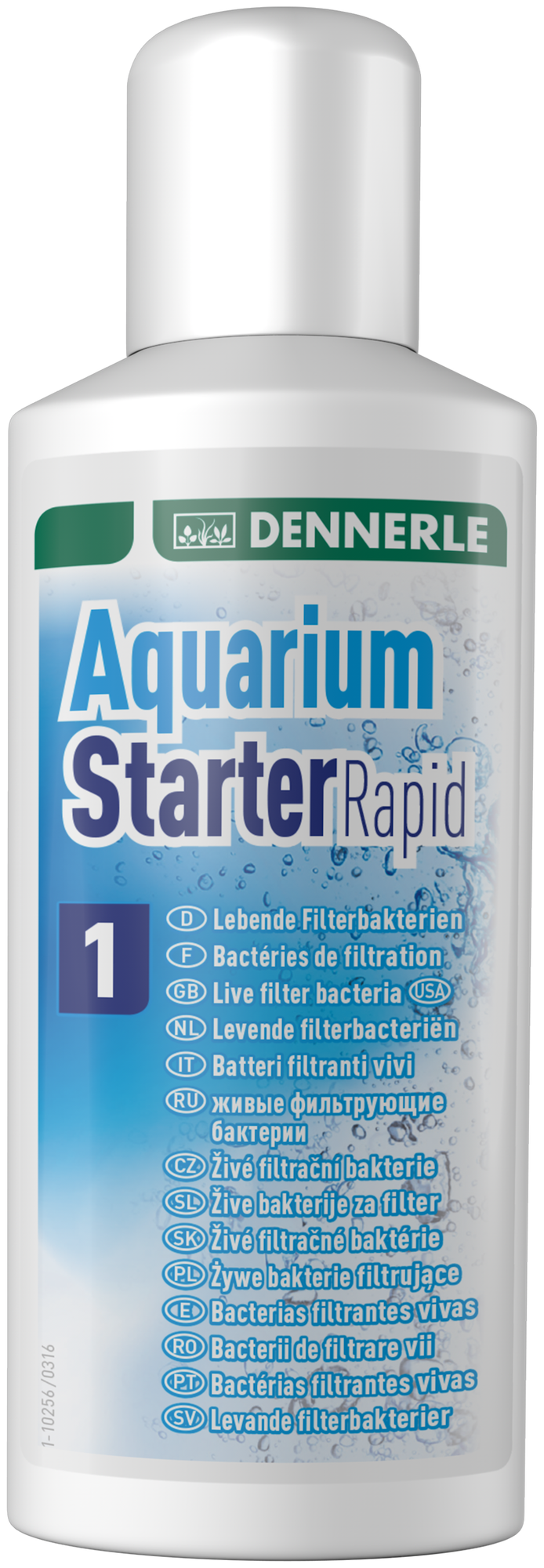 Dennerle Aquarium Starter Rapid средство для запуска биофильтра, набор - фотография № 2