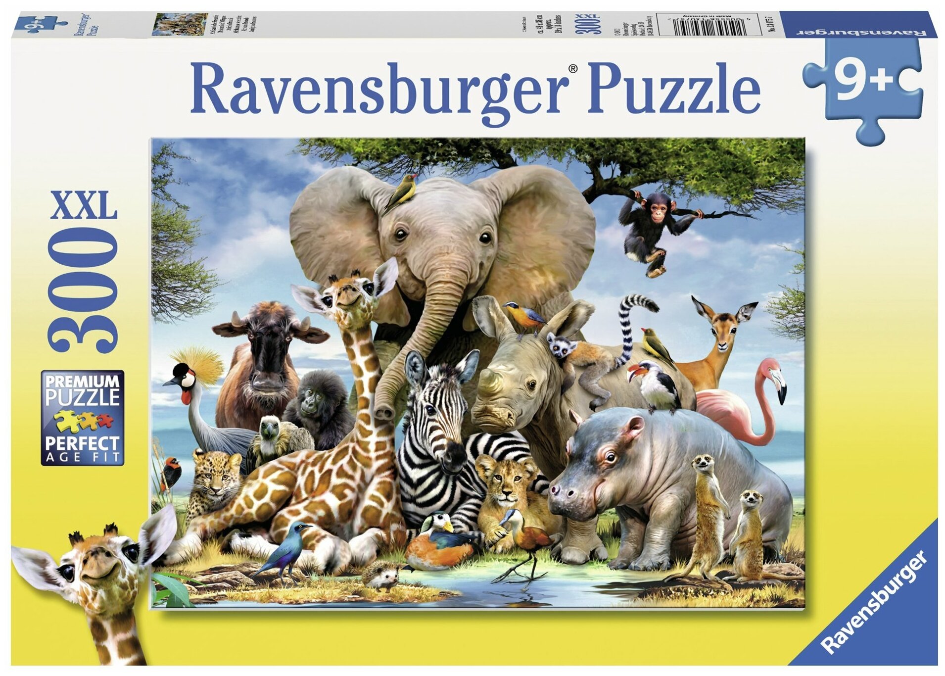 Пазл Ravensburger Африканские друзья 300 деталей 13075 - фото №1