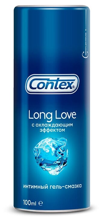 Гель-смазка Contex Long Love с охлаждающим эффектом
