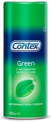 Гель -смазка Contex Green с экстрактом зеленого чая, 100 мл