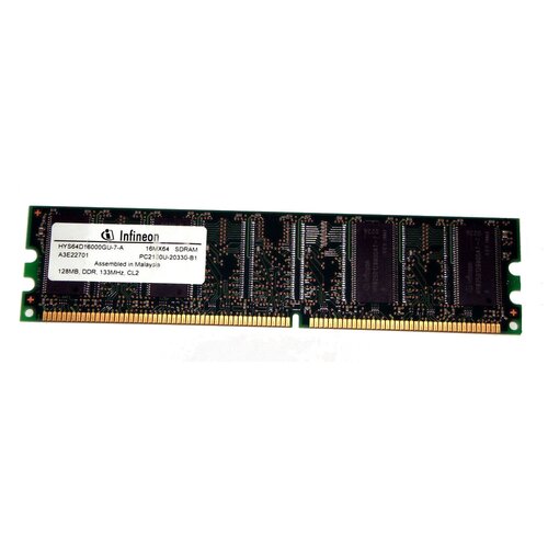 Оперативная память Infineon 128 МБ DDR 266 МГц DIMM CL2 HYS64D16000GU-7-A