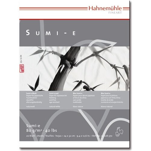 Hahnemuhle Альбом для каллиграфии Sumi-e, 24х32, 80г/м2 20л. рисовая бумага для каллиграфии batik специальный однотактный маленький чехол античная каллиграфия и картина бумага для письма в китайском