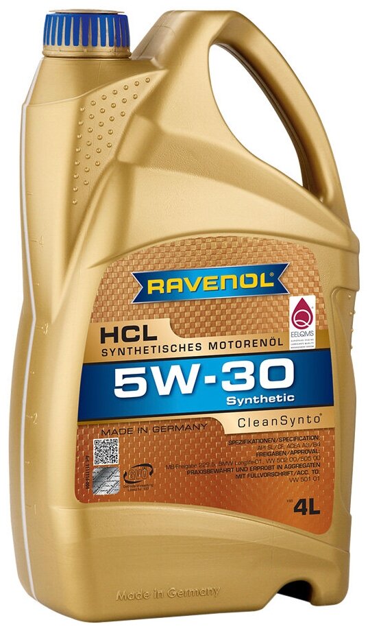 Полусинтетическое моторное масло RAVENOL HCL 5W-30