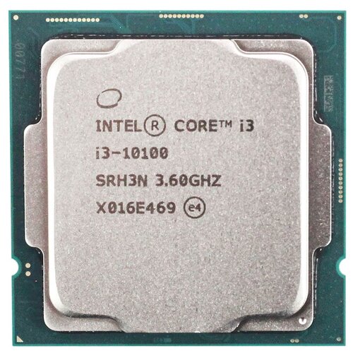 процессор intel core i3 10100f 3600mhz lga1200 l3 6144kb oem Процессор Intel Core i3-10100 LGA1200, 4 x 3600 МГц, OEM