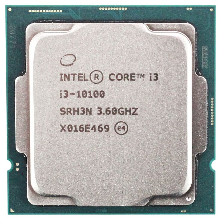 Процессор Intel Core i3-10100 LGA1200 4 x 3600 МГц