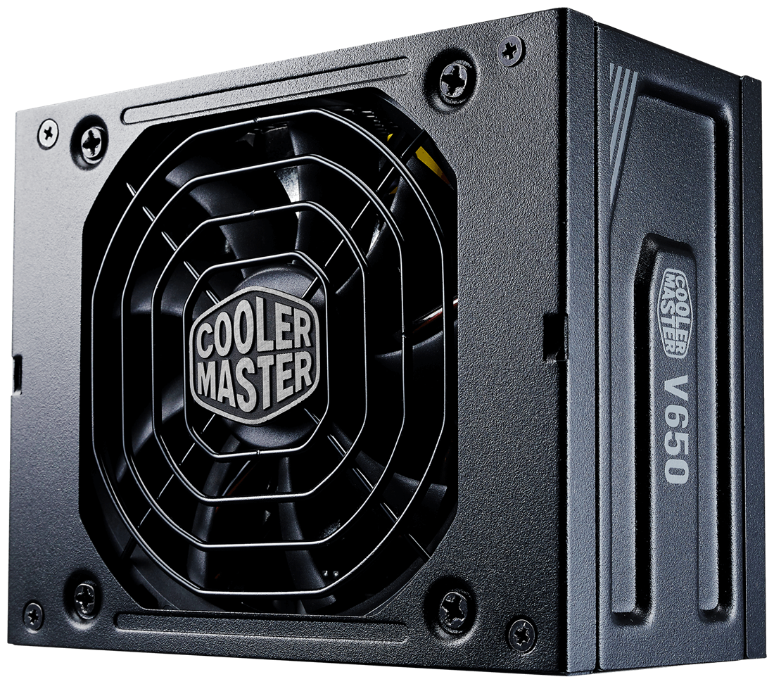 Блок питания 650 Ватт Power Supply Cooler Master V650 SFX Gold, 650W, Sfx, 92mm, 24pin, 8xSATA, 4xPC .