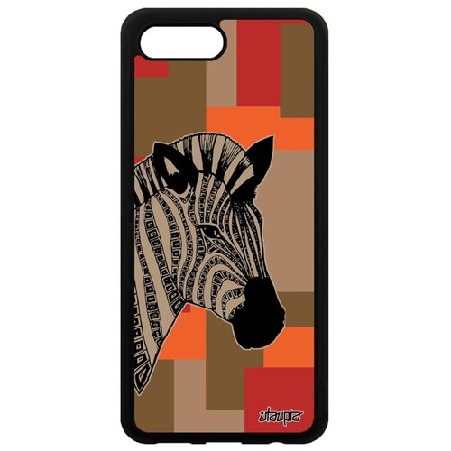 фото Чехол на смартфон honor 10, "зебра" полосатая лошадь utaupia